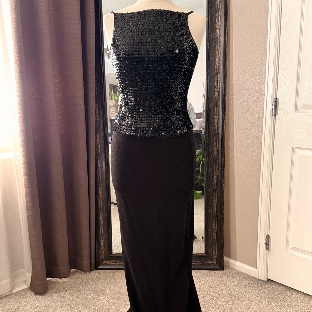 Strapless Sequins Top and Fitted Formal Skirt - image 1